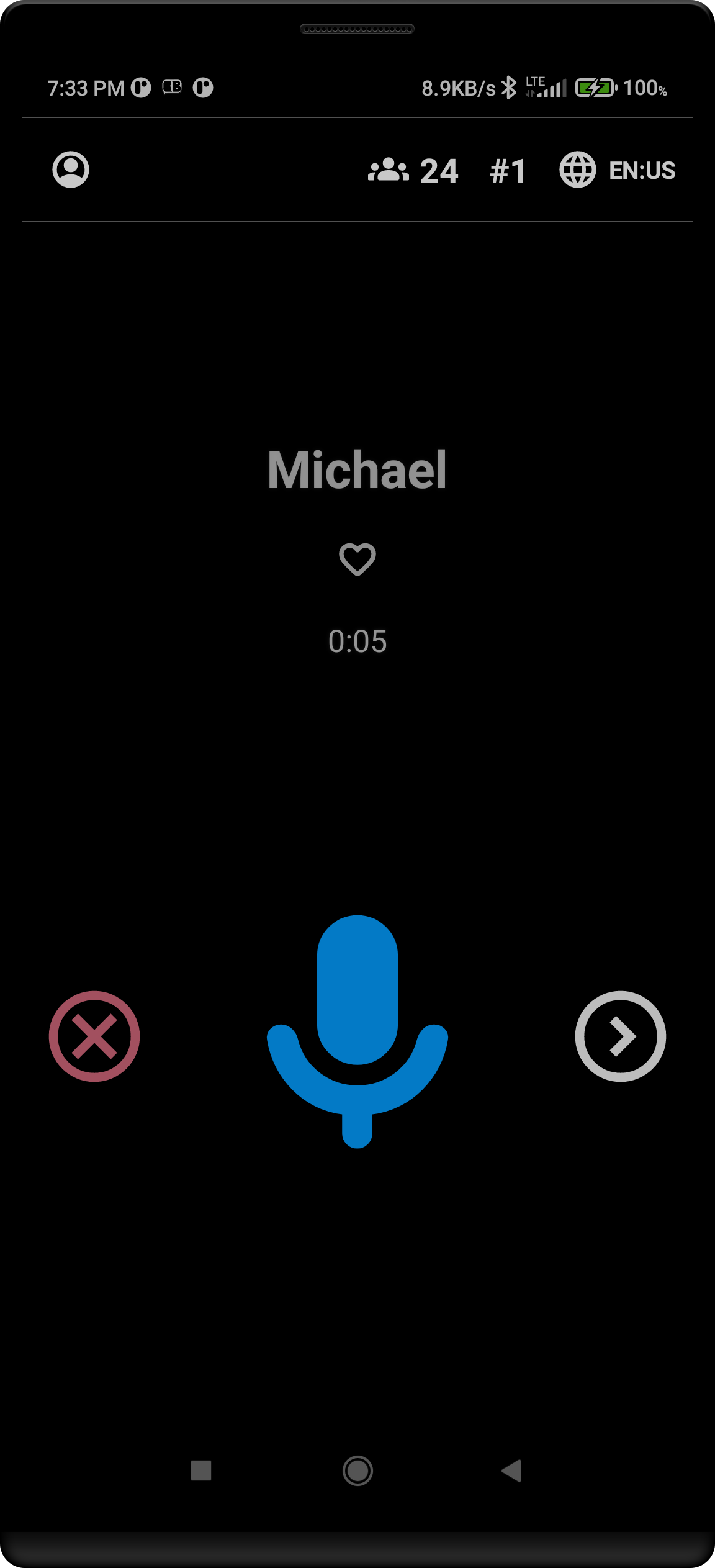 Live voice chat